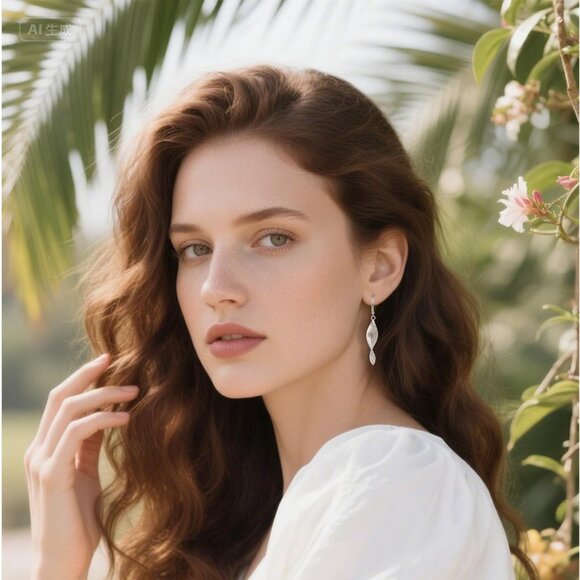 Sterling Silver Twist Drop Spiral Leverback Dangle Trendy Earrings for Women - Picture 6 of 7